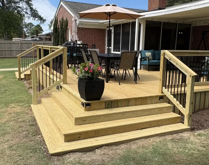 deck install backyard windsor va